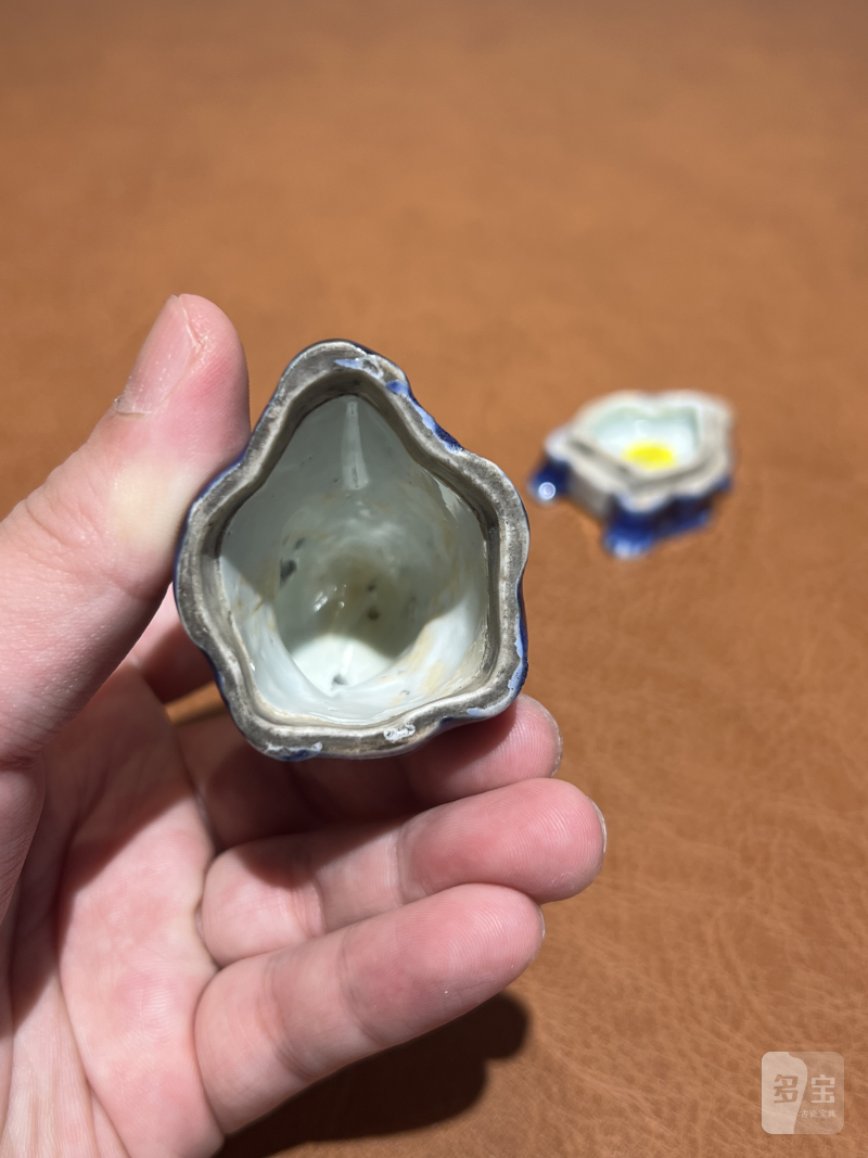 清乾隆 青花兽型香薰 - 图6
